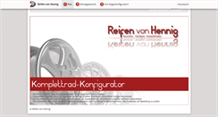 Desktop Screenshot of felgen.reifen-vonhennig.de
